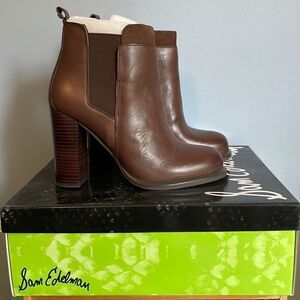 Sam Edelman Kenner Brown Boots 8.5
